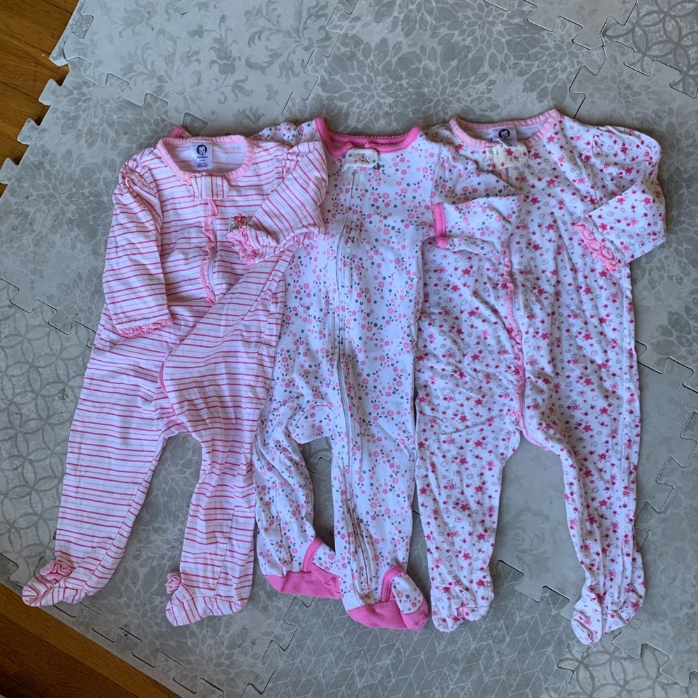 Baby girl sleepers!